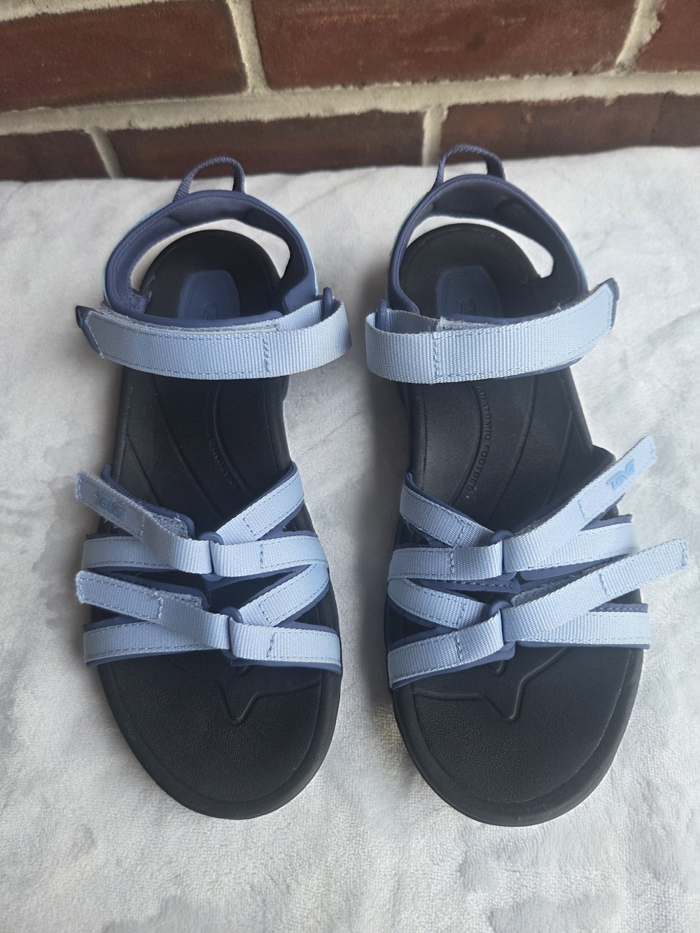 Teva Sport Sandals Blue Adjustable Strappy Outdoor Hiking Women US 9